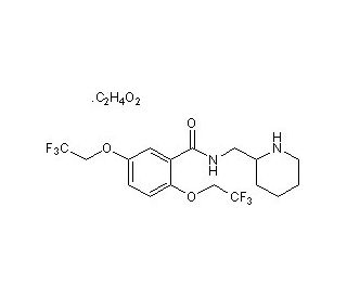 Flecainide acetate (CAS 54143-56-5) - chemical structure image