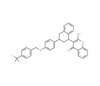 Flocoumafen (CAS 90035-08-8) - chemical structure image