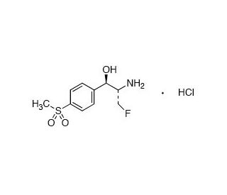 Florfenicol Amine Hydrochloride (CAS 108656-33-3&#0;) - chemical structure image