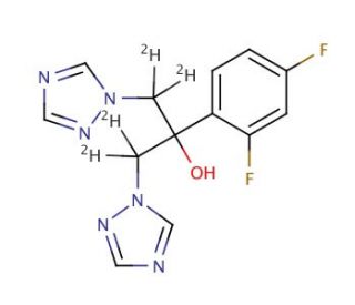 Fluconazole-d4 (CAS 1124197-58-5) - chemical structure image