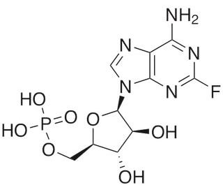 Fludarabine phosphate - chemical structure image