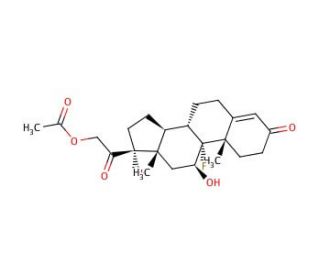 Fludrocortisone Acetate (CAS 514-36-3) - chemical structure image