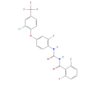 Flufenoxuron (CAS 101463-69-8) - chemical structure image
