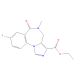 Flumazenil (Ro 15-1788) (CAS 78755-81-4) - chemical structure image