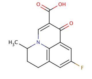 Flumequine (CAS 42835-25-6) - chemical structure image