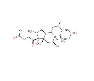 Flumethasone Acetate (CAS 2823-42-9) - chemical structure image