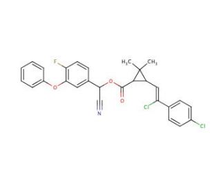 Flumethrin (CAS 69770-45-2) - chemical structure image