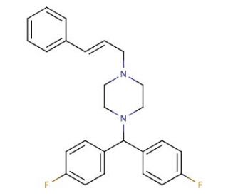 Flunarizine (CAS 52468-60-7) - chemical structure image