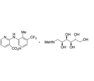 Flunixin Meglumine (CAS 42461-84-7) - chemical structure image