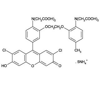 FLUO 3, Pentaammonium Salt (CAS 134907-84-9) - chemical structure image