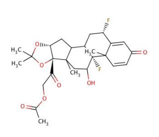 Fluocinonide (CAS 356-12-7) - chemical structure image