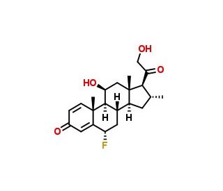 Fluocortolone (CAS 152-97-6) - chemical structure image