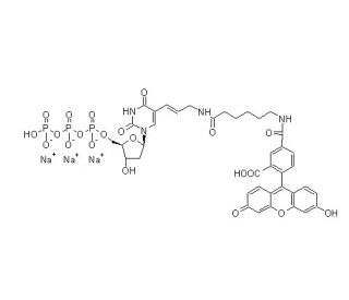 Fluorescein-dUTP (CAS 214154-36-6) - chemical structure image