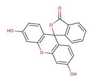 Fluorescein (free acid) (CAS 2321-07-5) - chemical structure image