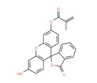 Fluorescein O-methacrylate (CAS 480439-15-4) - chemical structure image