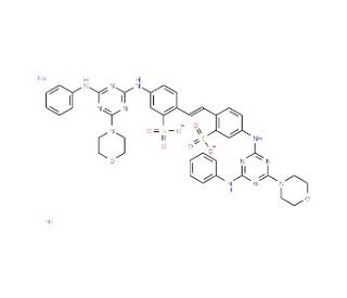 Fluorescent brightener 71 (CAS 16090-02-1) - chemical structure image