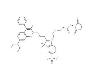 Fluorescent red NIR 700 reactive - chemical structure image