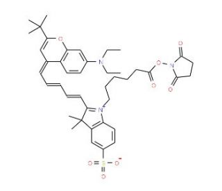 Fluorescent red NIR 730 reactive - chemical structure image
