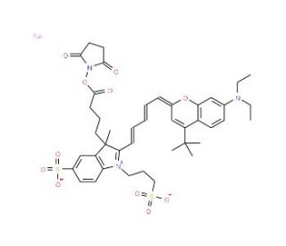 Fluorescent red NIR 781 reactive - chemical structure image