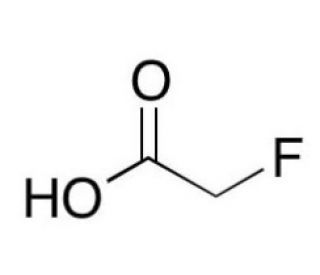 Fluoroacetic acid (CAS 144-49-0) - chemical structure image
