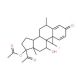 Fluorometholone Acetate (CAS 3801-06-7) - chemical structure image