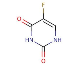 Fluorouracil (CAS 51-21-8) - chemical structure image