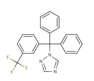 Fluotrimazol (CAS 31251-03-3) - chemical structure image