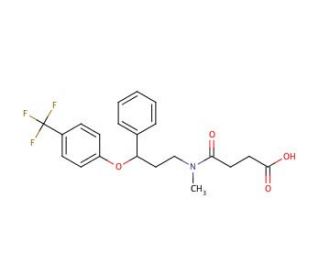 Fluoxetine Succinamic Acid (CAS 1026723-45-4) - chemical structure image