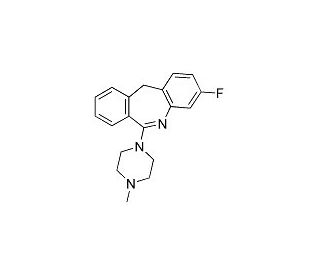 Fluperlapine (CAS 67121-76-0) - chemical structure image