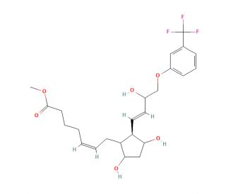 (&plus;)-Fluprostenol methyl ester (CAS 73275-76-0) - chemical structure image