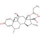 Fluticasone 17β-Carboxylic Acid Propionate (CAS 65429-42-7) - chemical structure image