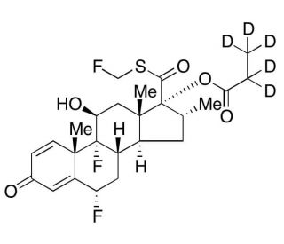 Fluticasone propionate-d5 (CAS 1093258-28-6) - chemical structure image