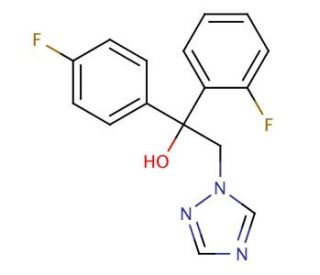Flutriafol (CAS 76674-21-0) - chemical structure image