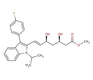 Fluvastatin Methyl Ester - chemical structure image