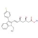 Fluvastatin N-Ethyl Sodium Salt (Fluvastatin Impurity) (CAS 93936-64-2) - chemical structure image