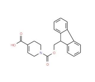 Fmoc-1,2,5,6-tetrahydropyridine-4-carboxylic acid - chemical structure image