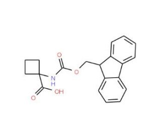 Fmoc-1-amino-1-cyclobutane carboxylic acid (CAS 885951-77-9) - chemical structure image