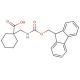 Fmoc-1-aminomethyl-cyclohexane carboxylic acid (CAS 220145-22-2) - chemical structure image
