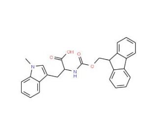 Fmoc-1-methyl-DL-tryptophan - chemical structure image