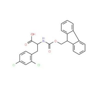 Fmoc-2,4-dichloro-D-phenylalanine (CAS 352351-61-2) - chemical structure image