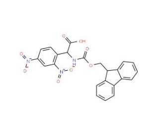 Fmoc-2,4-dinitro-DL-phenylglycine - chemical structure image