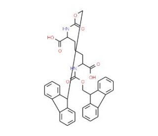 Fmoc-2,6-diaminopimelic acid (CAS 1198797-23-7) - chemical structure image