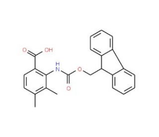 Fmoc-2-amino-3,4-dimethylbenzoic acid - chemical structure image