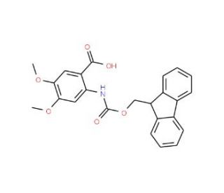 Fmoc-2-amino-4,5-dimethoxybenzoic acid - chemical structure image