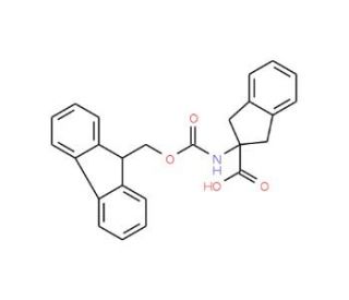 Fmoc-2-aminoindane-2-carboxylic acid (CAS 135944-07-9) - chemical structure image
