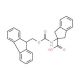 Fmoc-2-aminoindane-2-carboxylic acid (CAS 135944-07-9) - chemical structure image