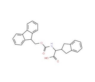 Fmoc-(2-indanyl)-Gly-OH (CAS 205526-39-2) - chemical structure image