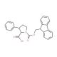 Fmoc-(2S,3R)-3-phenylpyrrolidine-2-carboxylic acid - chemical structure image