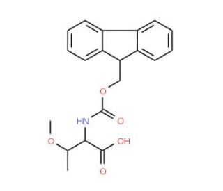 Fmoc-(2S,3S)-2-amino-3-methoxybutanoic acid - chemical structure image