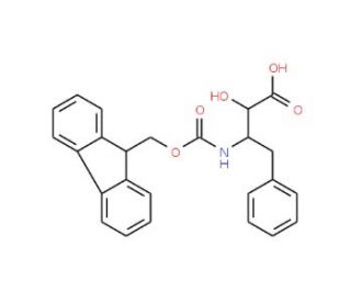 Fmoc-(2S,3S)-3-amino-2-hydroxy-4-phenylbutyric acid (CAS 210754-59-9) - chemical structure image
